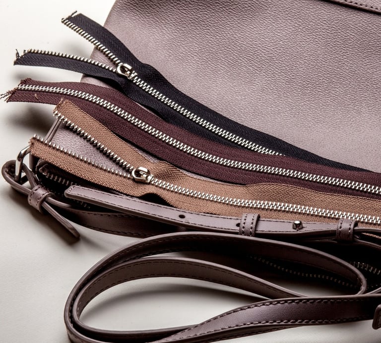 Rongzhiyue: premium quality zippers on bag