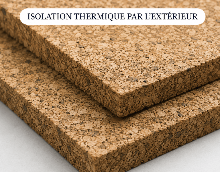 Isolation extérieure en liège (ITE)