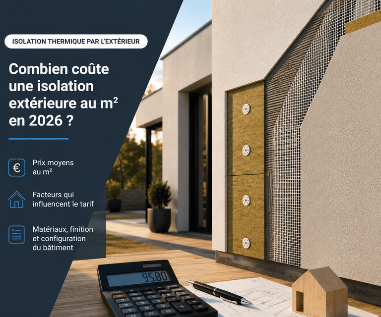 Combien coûte une isolation extérieure au m² en 2026 ?