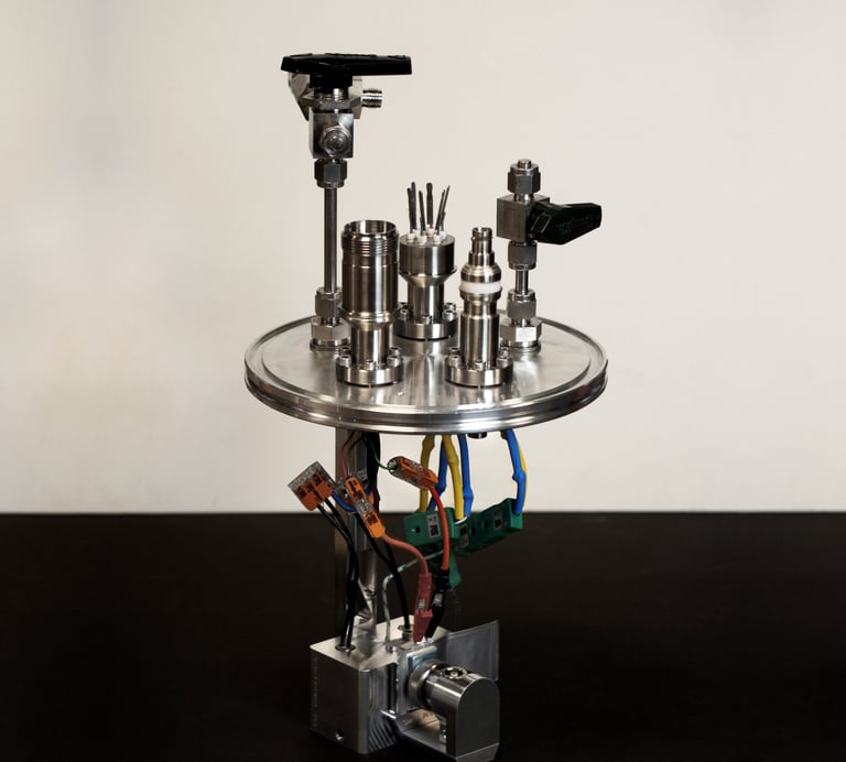 Battery failure chamber for beamline experiments