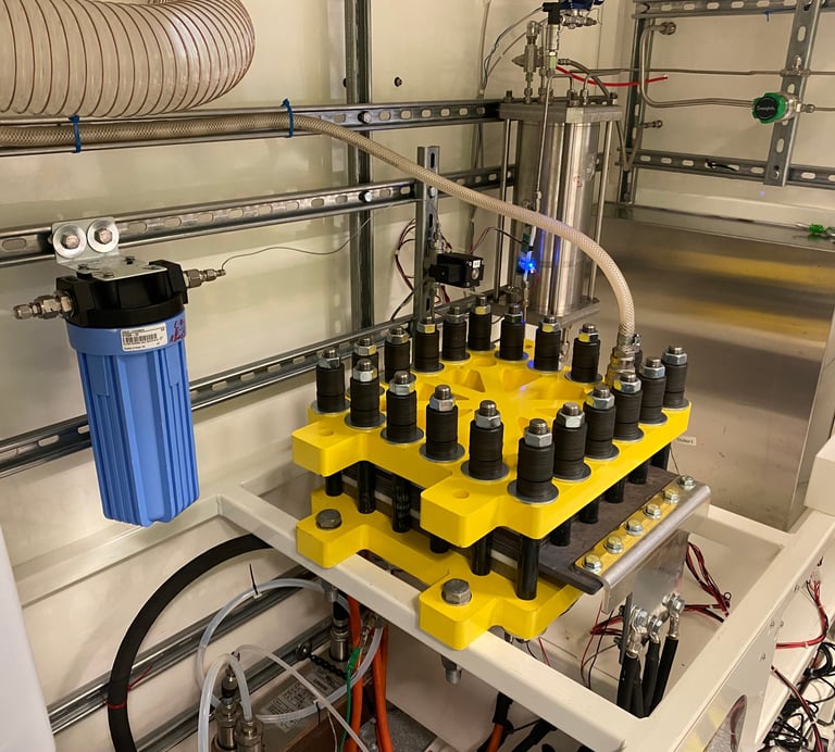 Elecrtolyser from Oort Energy making hydrogen