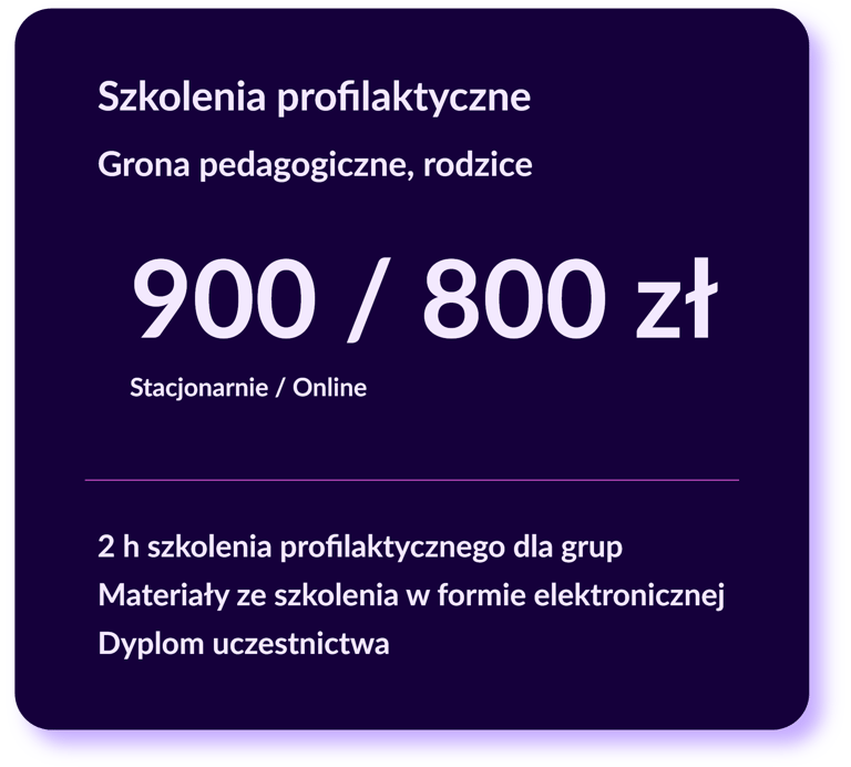 Szkolenia profilaktyczne