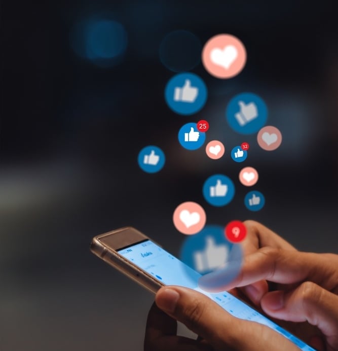 Interacción redes sociales