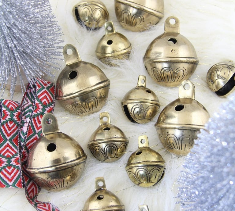 Leading manufacturer of high-quality Christmas bells, crafted in brass and other durable materials,