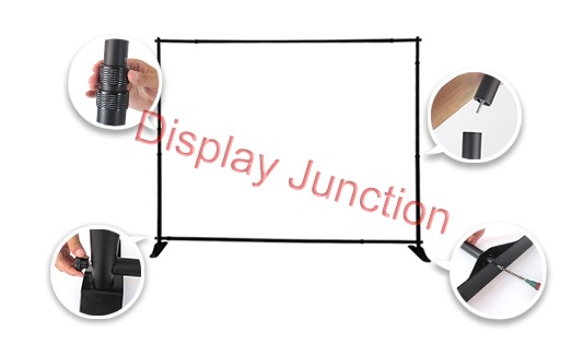 Adjustable banner standeasy to assemble