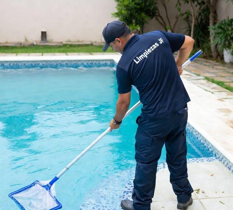 limpiezas jf limpiando piscinas