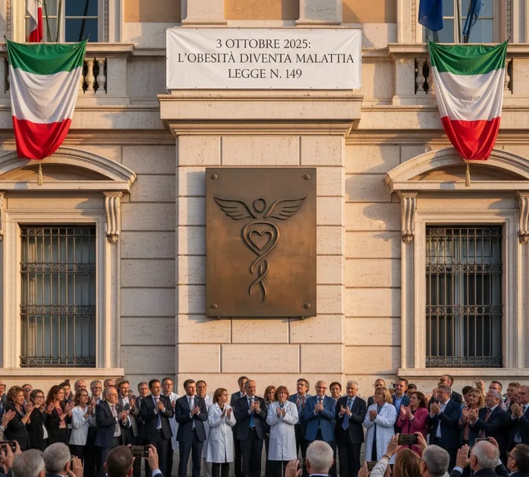 a group of people standing in front of a building
