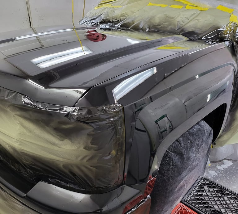 Finished Paint job of Chevrolet at CarGo Houston, TX