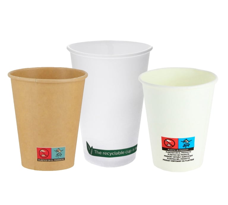 vasos de cartón en Elche