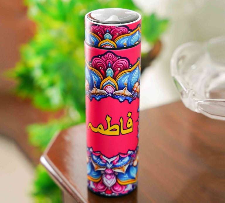 Customizable temperature control water bottle