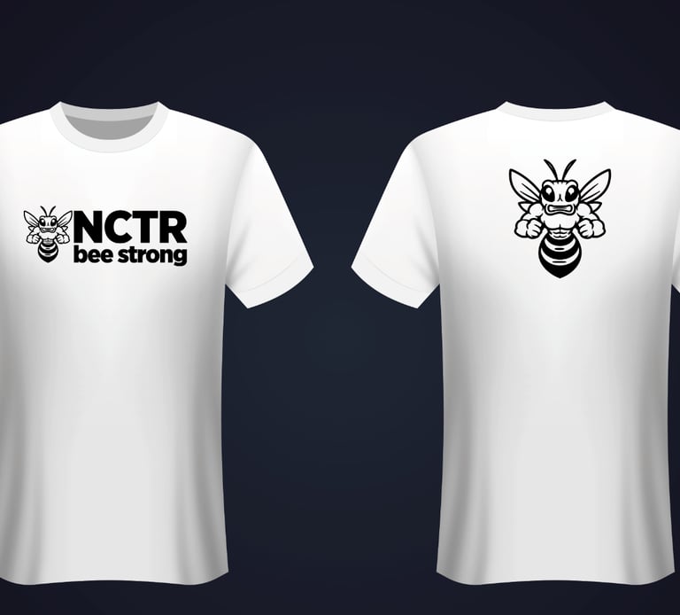 NCTR, bee strong, Tshirt, Promo, Marketing, Biene, Aargau, Schweiz