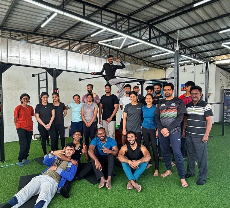 Calisthenics training in Bangalore for beginners