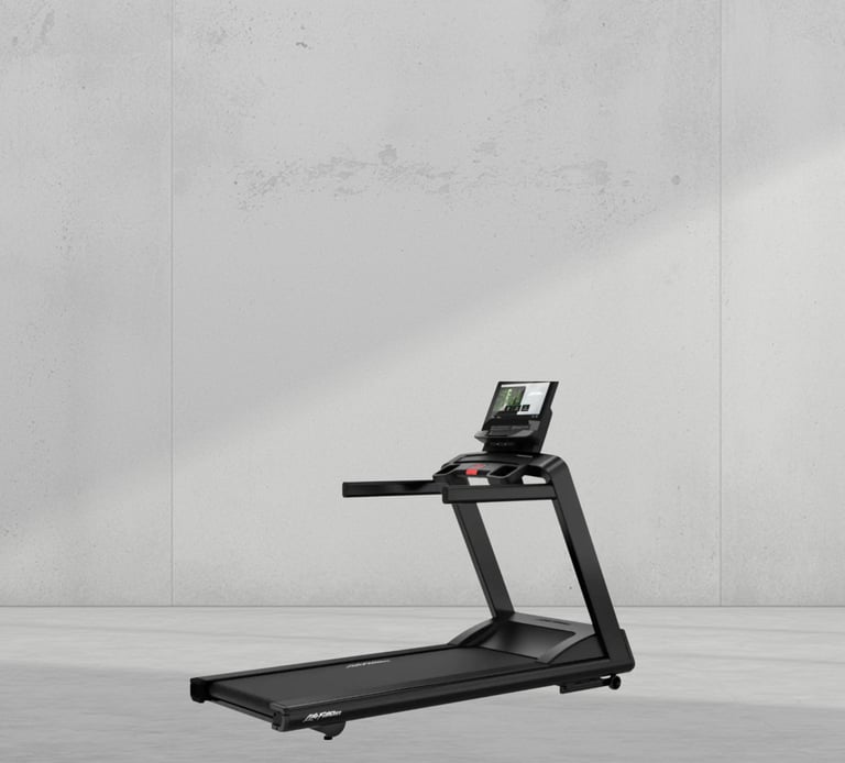 Life Fitness Atmos compact commercial treadmill UAE by FLYWHEEL ME Dubai