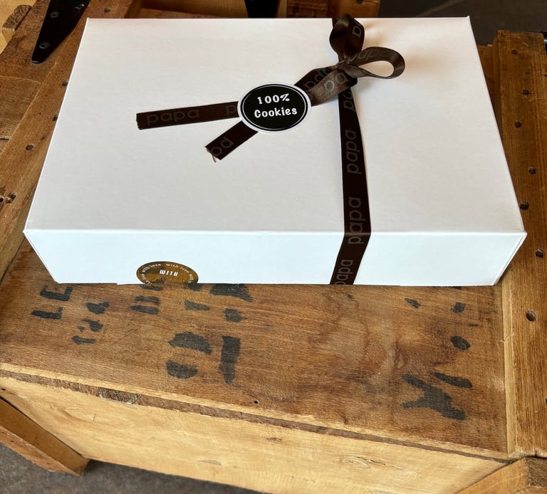 boîte de 6 cookies à personnaliser