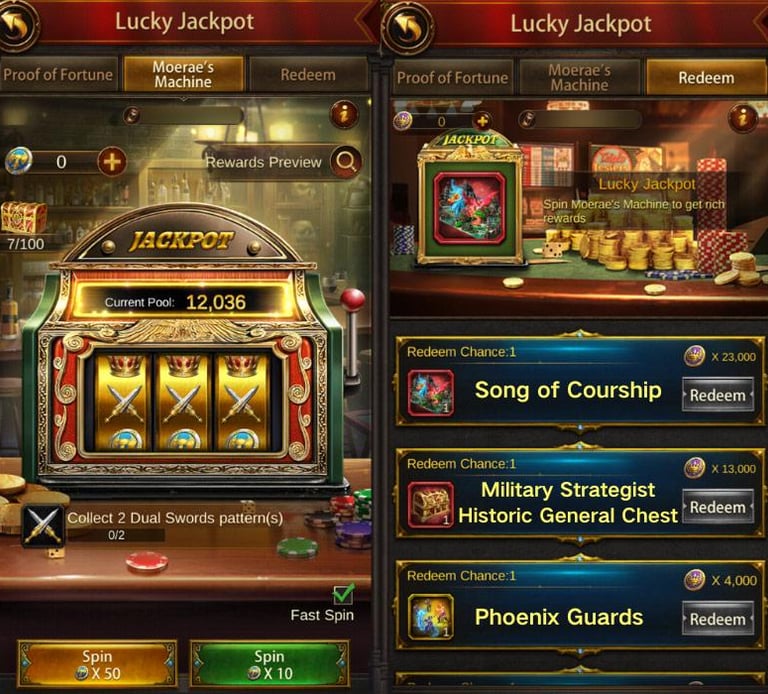 Lucky Jackpot during Evony 2026 Midsummer