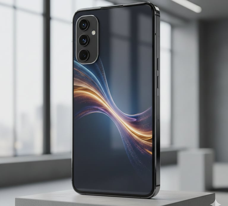 ilustração, Smartphone premium representando o iPhone 18 Pro com design moderno e tela grande.