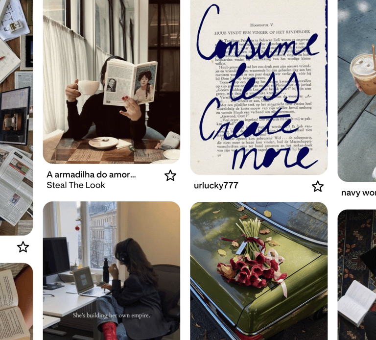 Aesthetic lifestyle collage featuring travel, coffee, and wellness details.