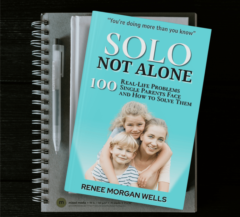 a book with a notepad and a pen