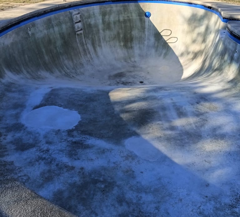 Heavily Stained Even After Powerwashing
