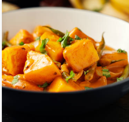 curry de patates douces et lentilles : plat sain et équilibré