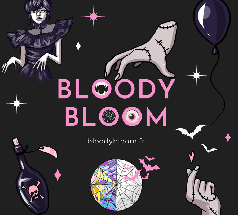 Mercredi Addams Wednesday Tim Burton Famille Addams Addamsfamily bijoux déco Halloween