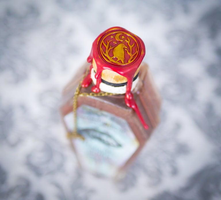 potion magique apothicaire sang vampire halloween deco gothique