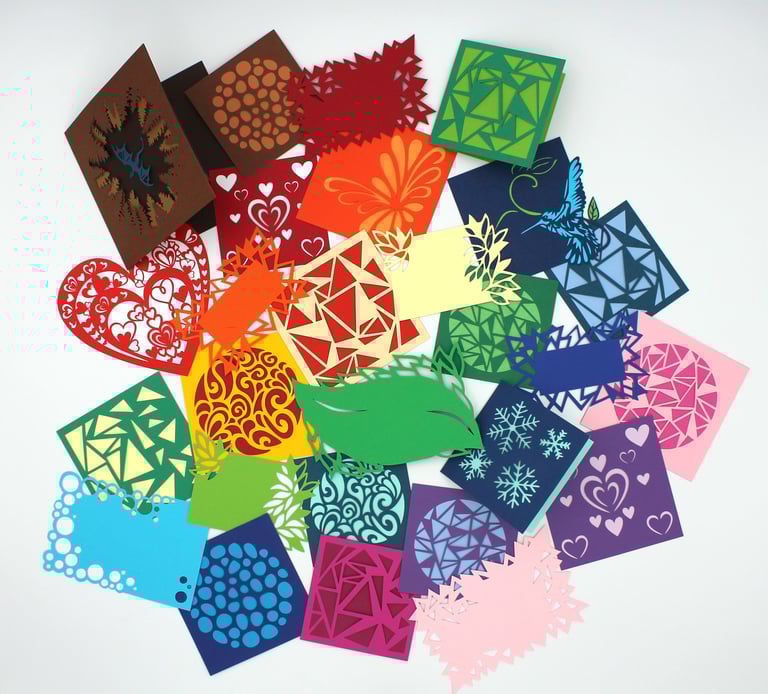 collection de cartes à offrir