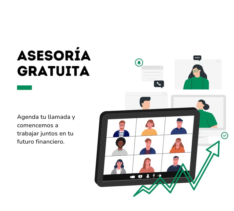 Una tableta con un videochat y un videochat