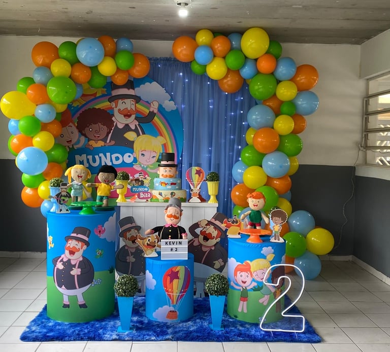 Locação de Decoração Infantil Mundo Bita Freguesia do Ó Zona Norte Zona Oeste