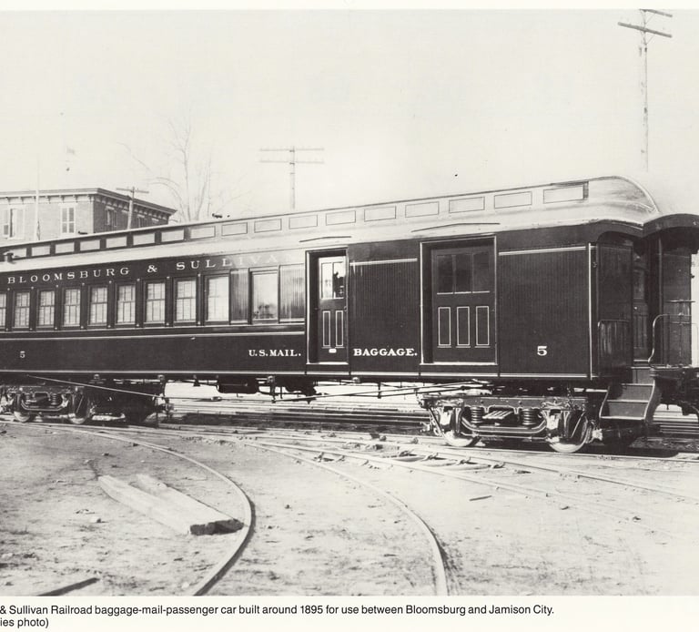 Bloomsburg and Sullivan Mail Car