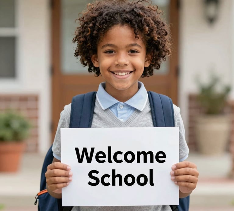 A welcoming study space with books and a laptop, inviting connection.