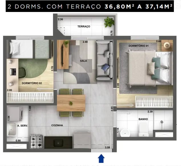 imóvel na planta