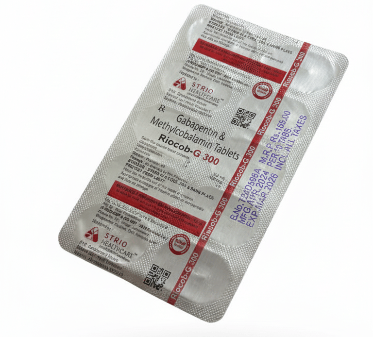 Riocob-G 300 strip - Strio Healthcare