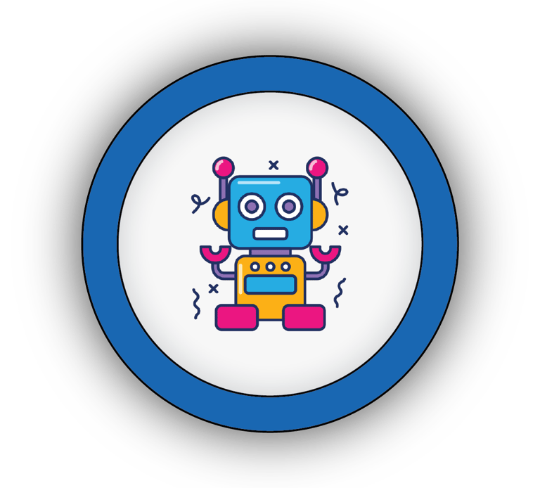 Icon for our after-school STEM enrichment programs and robotics clubs for students.