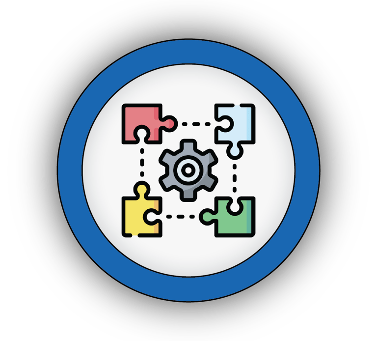 Icon representing our service for designing custom, curriculum-aligned STEM kits for schools.