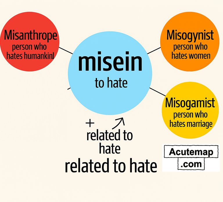 Root word misein, word power made easy
