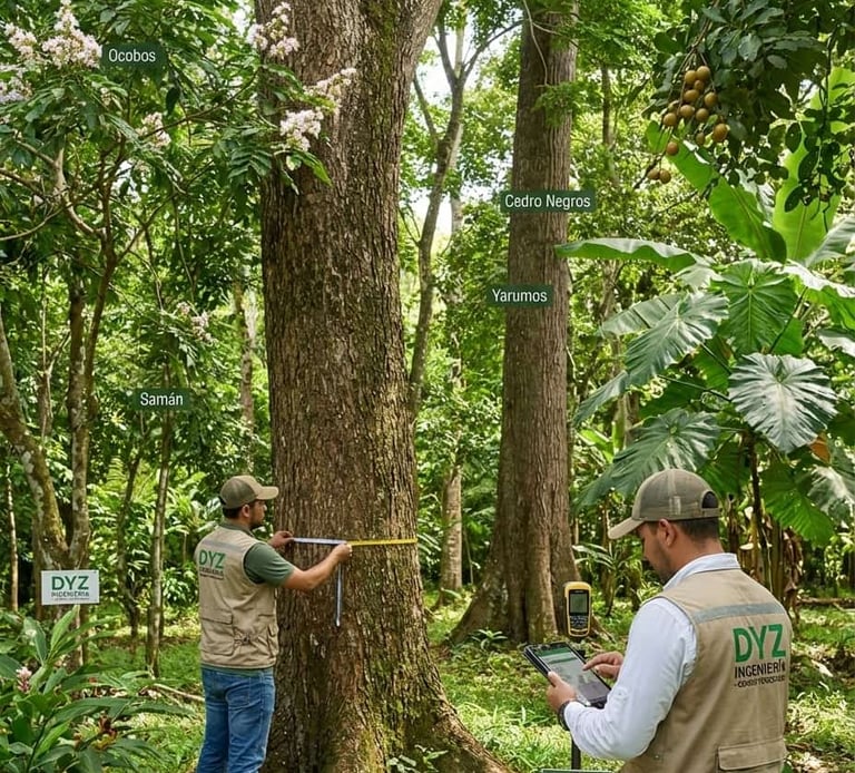 Censos Forestales y Evaluación de Arbórea -  DYZ ingeniería 