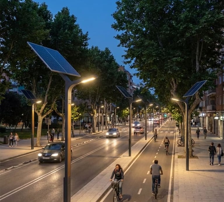 Diseño e Instalación de Iluminación Solar - DYZ Ingeniería