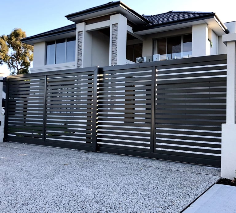 see through non see through gate