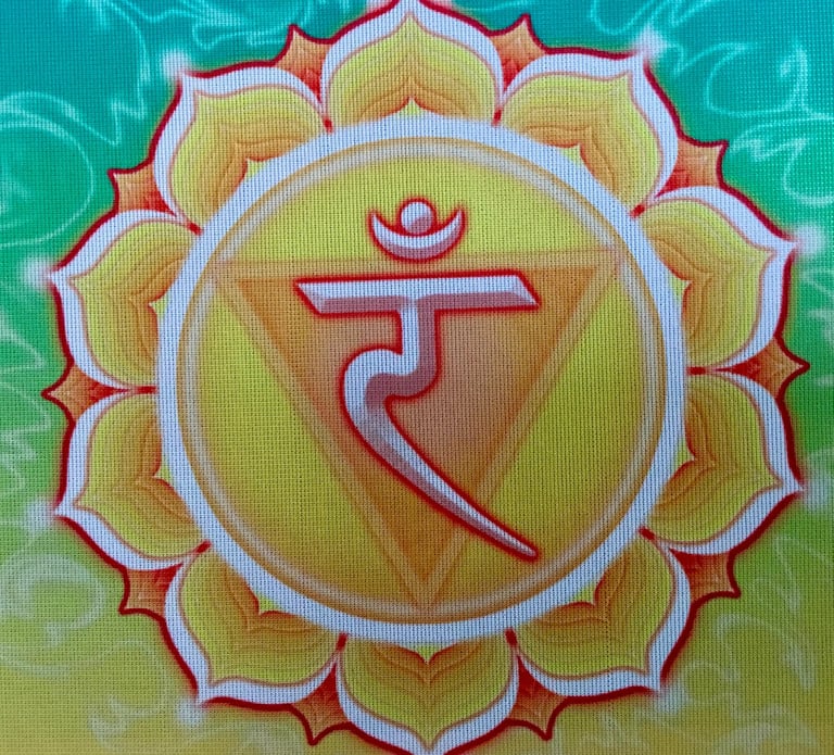 Solar Plexus chakra's yellow symbol