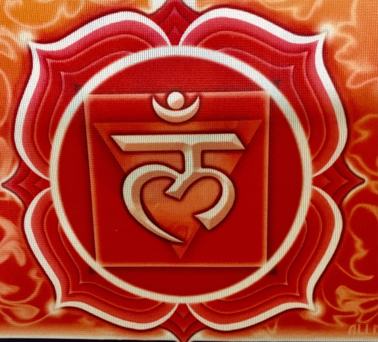 Root Chakra's  red  symbol
