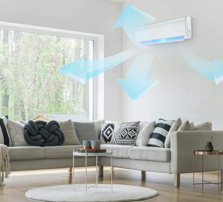 Airluxx airco 4d luchtstroom