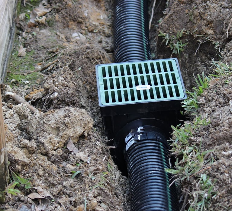 french drain installation edmond