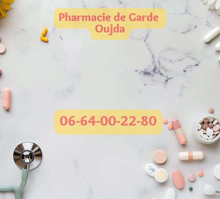Pharmacies de garde à Oujda