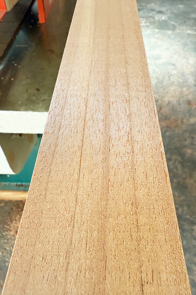a shutter frame sanded four times to perfection