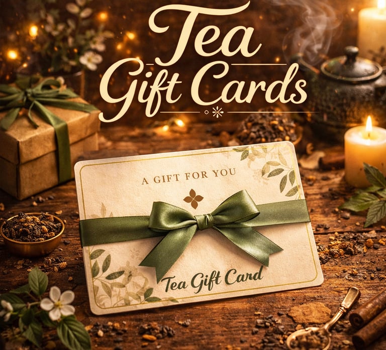 Tea Gift Cards