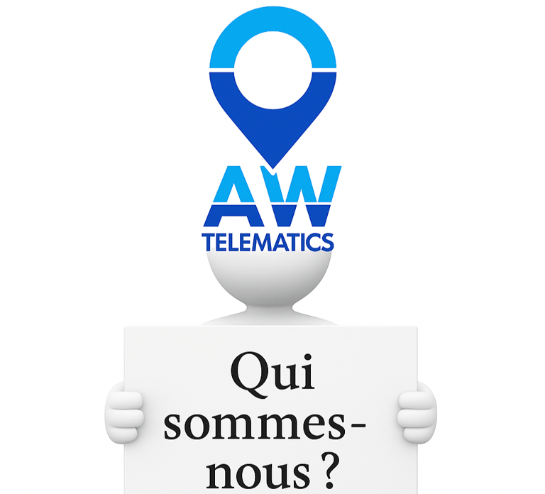 a person holding a sign that says Qui sommes-nous?