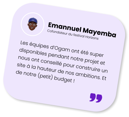 Témoignage client d’Emannuel Mayemba sur l’accompagnement d’Ogam.