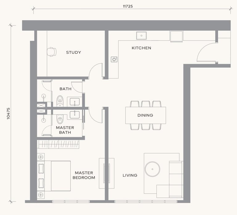 Layout Floor Plan Type I Khaya Residences Bangsar