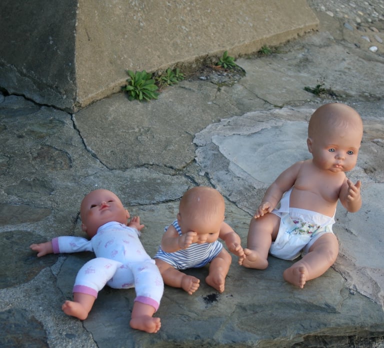 Spotted , abandoned in a Spanish alley.